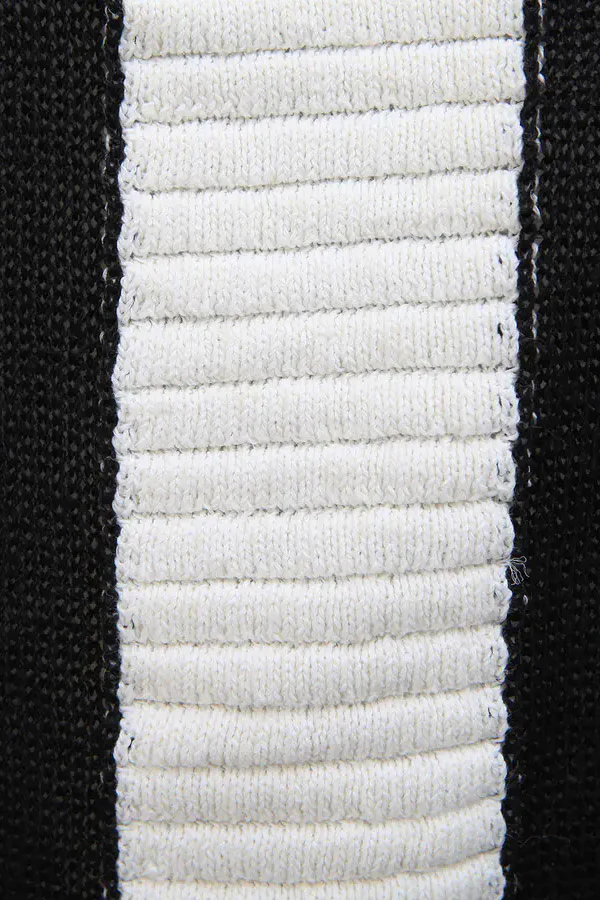 A.F Artefact (knitted vest-black and white) ag-1311 - Image 4
