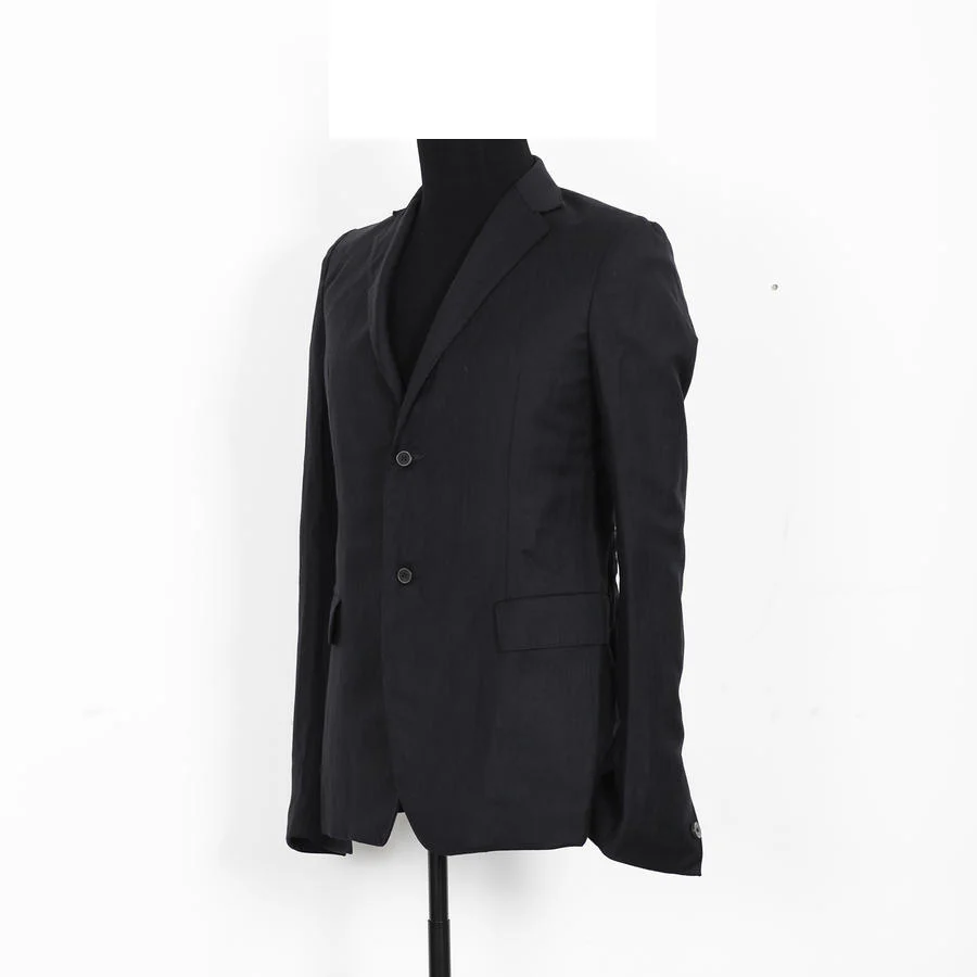 A1923 High-slit wool jacket, casual suit coat, classic, Italian handcraft, avant-garde. A1923-AW1718LEO-HEILAN (AW17 18 LEO) - Image 9