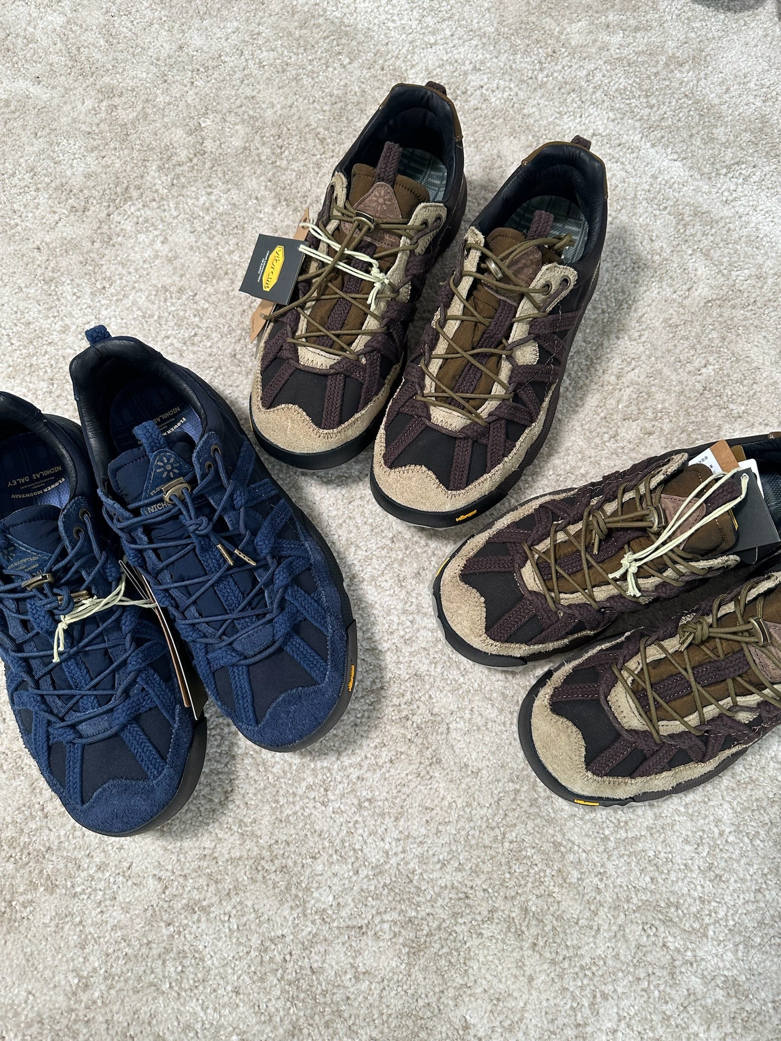 Flower Mountain/Shanwu Huanye Iwano 2 x Nicholas Sneakers FM-FM130001-ZQL Brown/Light Green (FM130002) - Image 5
