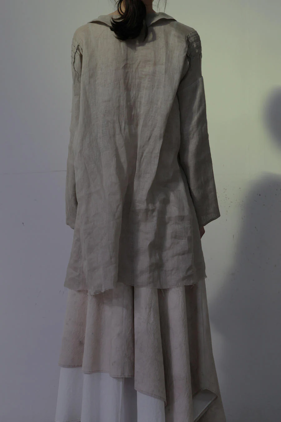 MUTEDANCE MD20SS-PRC29 Lapel Collar Dyed Linen Jacket - Image 5