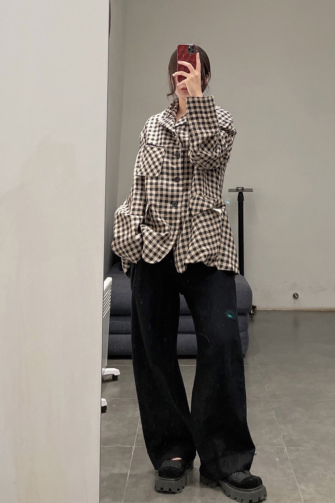 Peng Tai Linen check jacket M21019 - Image 34