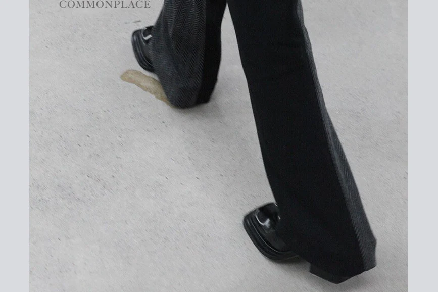 untitlab black non-slip derby shoes AW201104 PU3 - Image 10