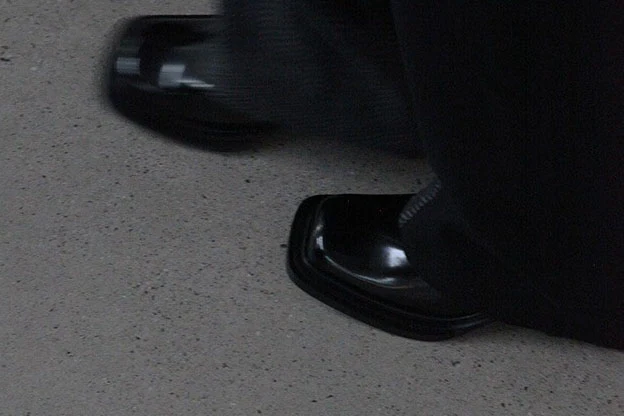 untitlab black non-slip derby shoes AW201104 PU3 - Image 9