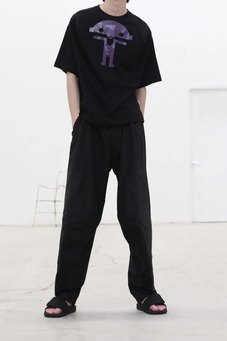 walter van beirendonck short sleeve 8014 cube-T blackUNI - Image 6